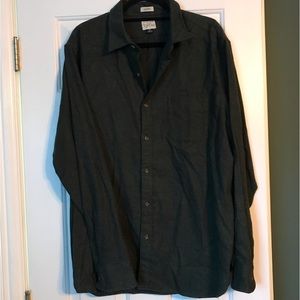 J. Crew ‘Classic’ Dark Green Flannel